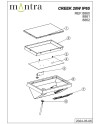 CREEK * APLIQUE EXTERIOR CORTEN LED IP65 - 20W - CCT